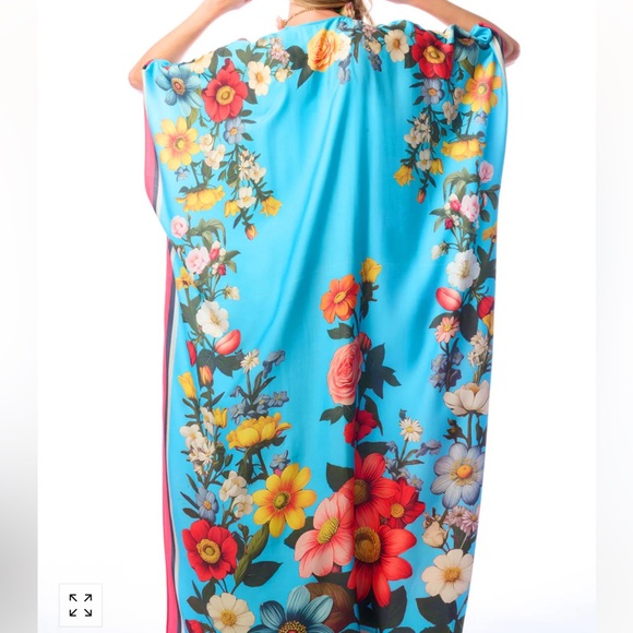 Aratta Floral Garden Maxi Kimono - Picture 5 of 6